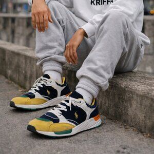 Polo by Ralph Lauren Track Star 200 Casual Streetwear Sneakers Size 11.5